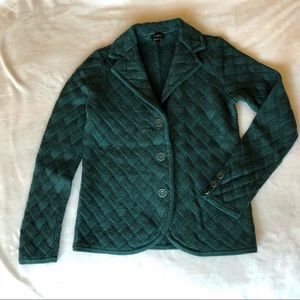 Talbots merino wool sweater blazer